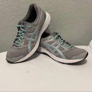 ASICS GEL Contend 5 Women Grey Icy Morning Size 10